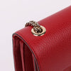 Gucci GG Gold Interlocking Red Chain Crossbody Bag 510304 144699052 [P]