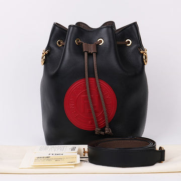 Fendi Montrezzo FF Logo Bucket Shoulder Bag 8BT298 144699704