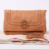 TORY BURCH Beige Logo Flap Schultertasche 144700537 [P]