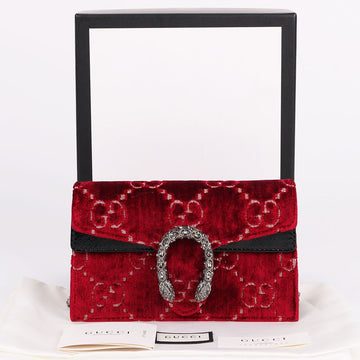 Gucci Dionysus Supermini Velvet Chain Bag 476432 144700836