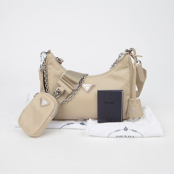 Prada 1BH204 ReEdition Multi Hobo Shoulder Crossbody Bag 144364046