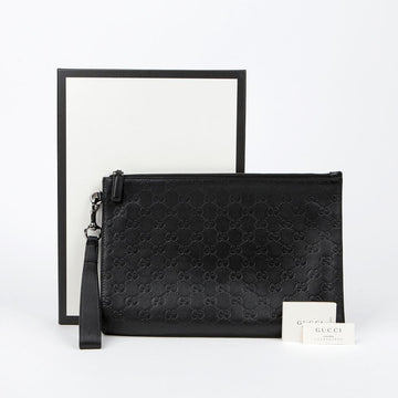 GUCCI 473963 GG Signatur Strap Clutch 144366205