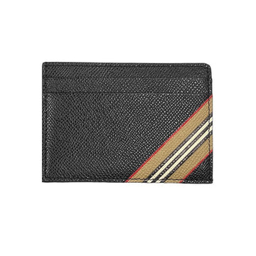 Burberry Icon Stripe Card Holder Black 8033074 127469044