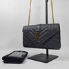 SAINT LAURENT Grain de Poudre Geäuft Envelope Kleine Crossbody-Tasche 144726176 [P]