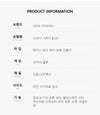 Acne Studios Face Logo Patch Unisex Long Sleeve Tee NAVY BLUE (885) CL0311 144730471 [P]