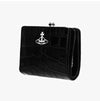 Vivienne Westwood Crocodile Embossed Frame Pocket Wallet 144731389 [P]