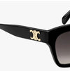 CELINE Triomphe 09 Cat Eye Quadrat Adjustable Fit Sonnenbrille 144731025 [P]