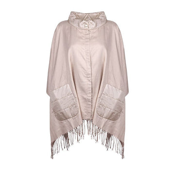 HERNO フリンジシルクケープ 16011 1985 144760831