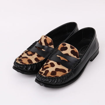 TODS Leopard Schwarz 37,5 Damen Ballettschuhe 144765365