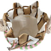 PRADA 1BE083 ウィッカー ミニ ラタンバッグ バケットバッグ 144786102 [P]