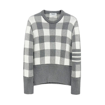 THOM BROWNE Gingham Check Strickwaren MKA392A 055 144788597