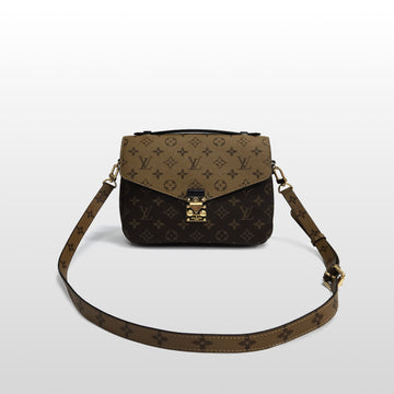 LOUIS VUITTON モノグラムリバースキャンバスポシェットメティスバッグ M44876 144789858