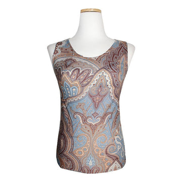 EMILIO CAVALLINI Paisley Ärmelloses Oberteil 55 144796887