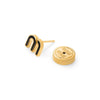 MIU MIU 5JO911 2F6T F0002 Logo Emaille Ohrringe 144732968 [P]