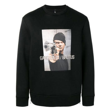 NEIL BARRETT Gangster Brutus Neopren Sweatshirt PBJS448D L511S 1414 158678053 [P]