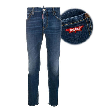 DSQUARED2 Washed Jeans mit Logo-Patch, Skaterfit 158678049 [P]
