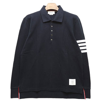 THOM BROWNE Diagonal Piqué Langarm Poloshirt MJP137G 07976 415 144840441 [P]