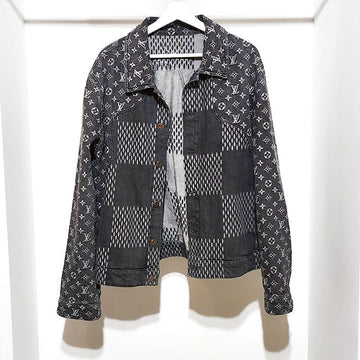 Louis Vuitton X Nigo Damier Trucker Denim Jacket L399108 144843888