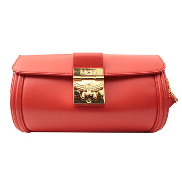 MCM Koral Leder Zylinder Crossbody Tasche 144863812