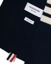 THOM BROWNE Schräg Cashmere Schal 100% Cashmere 21.5 x 198 cm 144903125 [P]