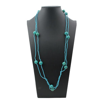 OTHER BRAND ターコイズビーズネックレス 144911999