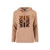 MaxMara Women's Drawstring Hooded Knit T-Shirt Camel 2521366222600 144957176 [P]