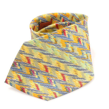 MISSONI 100% シルク マルチカラー パターン ネクタイ CO89871ETC 145012502