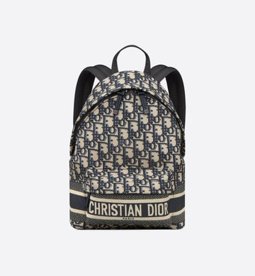 Dior Travel Small Backpack Blue Oblique Technical Fabric M6108SDGI_M928 145020774