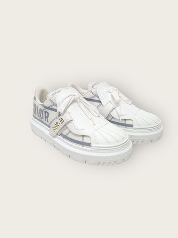 Dior White Blue Technical Fabric ID Sneakers 38 145021654