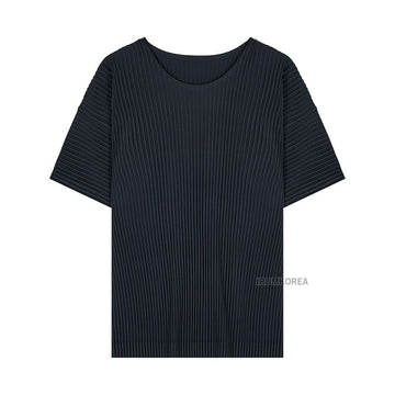 ISSEY MIYAKE HP58JK520 15 FW25 メンズ プリーツ 半袖 Tシャツ 145023570