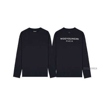 WOOYOUNGMI Langarm-T-Shirt mit Rückenlogo W253TS17 713B FW25 145023576