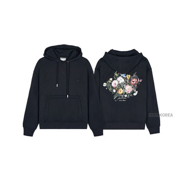 Wooyoungmi Floral Back Logo Hoodie 145023610