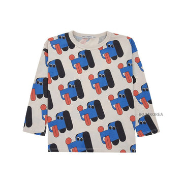 BOBO CHOSES B225AC010 199 (4-9) FW25 Kinder Dogi Mate T-Shirt 145023632