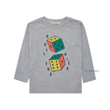 BOBO CHOSES B225AC015 041 (10-13) FW25 キッズ ロール ゼア ダイス Tシャツ 145023640