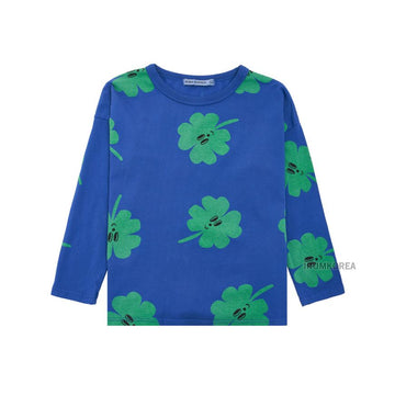 BOBO CHOSES ラッキー・クローバー Tシャツ (10-13) FW25 145023643