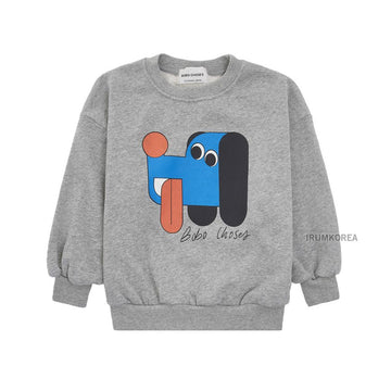 BOBO CHOSES B225AC031 041 (10-13) FW25 Kinder Doggie Mate Sweatshirt 145023657