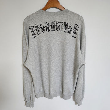 BALENCIAGA L Grauer Tattoo-Stickerei Sweatshirt 570807 145046300