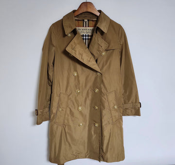 BURBERRY UK2 キャメル デタッチャブル レディース トレンチコート 8006112 145046304