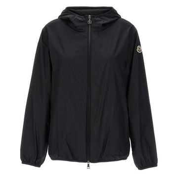 Moncler 24SS FEGEO Logo Patch Windbreaker Jacket Black 1A001 35 597IC 999 76271553