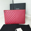 CHANEL ラムスキンクラッチラージ限定版 A82523 154659067 [P]