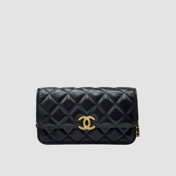 CHANEL 23P Phone Holder Chain Crossbody Bag AP3199 145066302