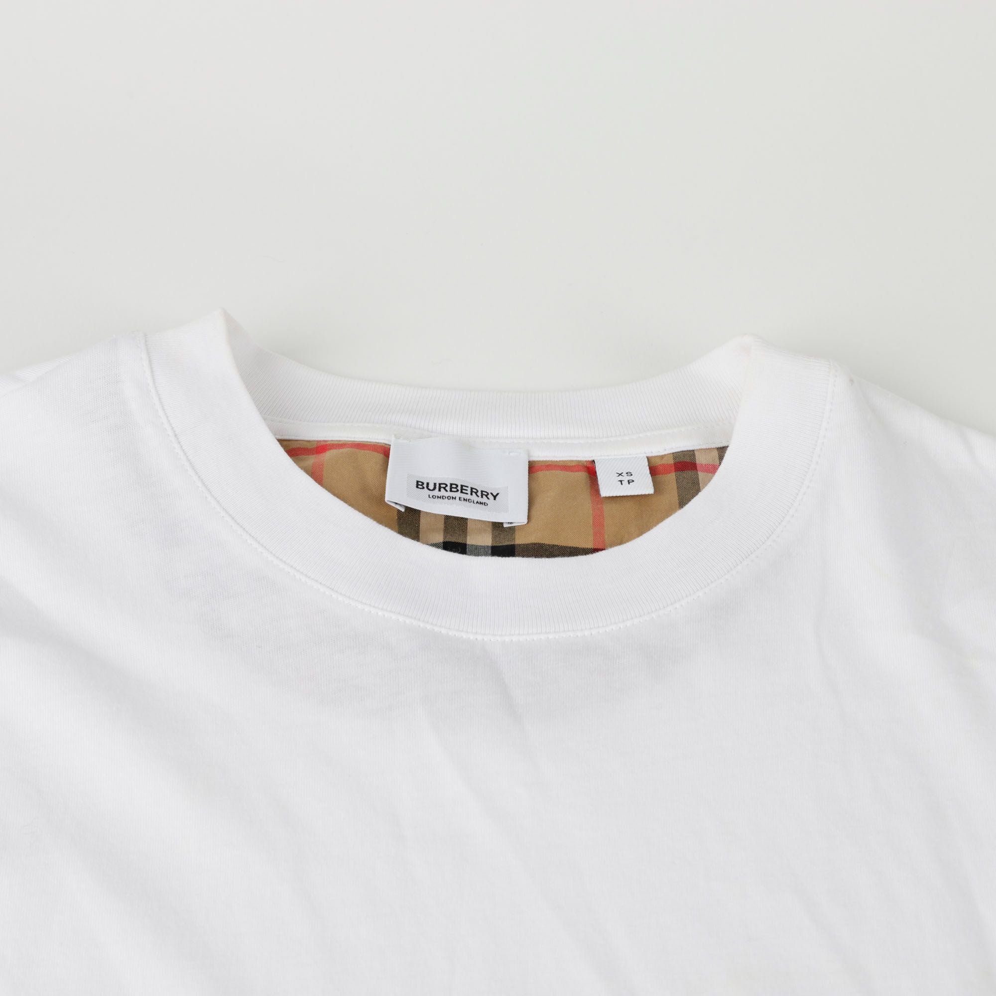 Burberry Vintage Check T-Shirt XS 8014896 144871027 – trenbe