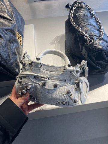 BALENCIAGA Neo Cagole Mini South Shoulder Bag Weiß 785690 1VG9Y 9104 145169390