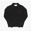 AMI Polo Cardigan mit kleinem Herz-Logo, Größe S, M, L, XL 144591917 [P]
