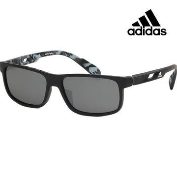 Adidas Sports Sunglasses Square Grey Mirror Running Riding Black Fashion 02C 145204176