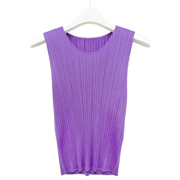 ME ISSEY MIYAKE Issey Miyake Pleats Please MC August Ärmelloses Top Lila (PP58JK121 80) 145210545