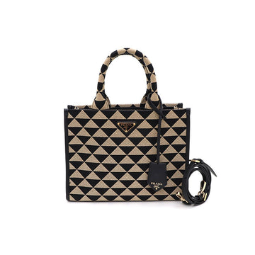 Prada Symbol Jacquard Fabric Tote Bag and Shoulder Bag 1BA354 kk45365682 145210659