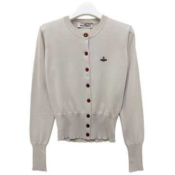Vivienne Westwood BEA Embroidered Logo Cardigan Dusty White (1803002P Y001V A402) 145211428