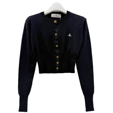 VIVIENNE WESTWOOD BEA ベア刺繍ロゴクロップカーディガン (1803002U Y001V N401) 145214331