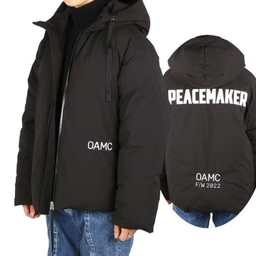 OAMC TESBA032 001 Logo Hoodie Padded 22A28OAU63 145222237